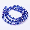 Electroplate Glass Beads Strands LS-EGLA-D015-15x10mm-13-1
