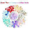 25Pcs 5 Style Ocean Themed Transparent Glass Beads Sets GLAA-YW0003-40A-2