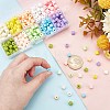 CHGCRAFT 400Pcs 10 Colors Polymer Clay Beads CLAY-CA0001-09-3