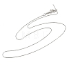 0.8MM Brass Box Chain Adjustable Slider Necklaces KK-H533-09B-P-4