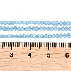 Natural Blue Topaz Beads Strands G-B175-D21-2mm-5