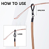 Leather Eyeglass Necklace Strap AJEW-CL0005-06C-6