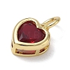 Brass Pave Cubic Zirconia Charms KK-CBA56EF-31G-01-2