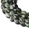 Natural Green Diopside Beads Strands G-B159-A17-4