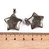 Natural Chalcopyrite Pendants G-Q172-09P-03-3