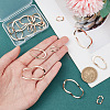 18Pcs 3 Style Brass Linking Rings FIND-AR0003-76-3