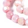 Anti-Tarnish Electroplate Glass Beads Strands EGLA-ZX010-6mm-04-5