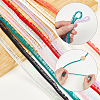 20 Yards 10 Colors Polyester Lace Trim OCOR-GA0002-92-3
