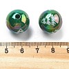 Christmas Theme UV Plating Acrylic Beads OACR-M022-08D-3