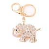 Alloy & Rhinestone Keychain for Women PW-WG33814-01-4