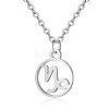 Non-Tarnish 201 Stainless Steel Pendants Necklaces NJEW-S063-TN505-10-1