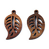 Natural Walnut Wood Pendants WOOD-T023-16-2