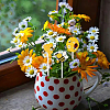 14Pcs 7 Styles Wooden Bees Decorative Pick for Home Vase Filler AJEW-CY0002-68-7