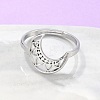 Non-Tarnish 304 Stainless Steel Adjustable Rings RJEW-K245-49P-4