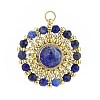 Handmade Japanese Seed Beads Pendants PALLOY-MZ00054-03-1