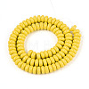 Opaque Spray Painted Glass Beads LS-GLAA-ZX008-8mm-18K-2