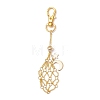 Moon Alloy Swivel Lobster Claw Clasps & Brass Cable Chains AJEW-JB01336-03-1