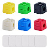 6Pcs PP Plastic Cable Organizers Clips AJEW-TADJ0001-35-2