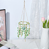 1Bag Iron & Glass Hanging Ornaments HJEW-SP0001-65A-4