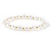 Elegant Imitation Pearl Rice Beaded Stretch Bracelets JW5778-2-1