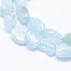 Natural Aquamarine Beads Strands X-G-K203-46-4