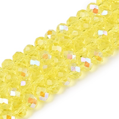 Electroplate Glass Beads Strands EGLA-A044-T8mm-L29-1