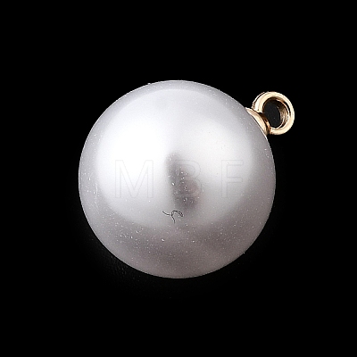 ABS Plastic Imitation Pearl Pendants FIND-H052-01G-04KCG-1