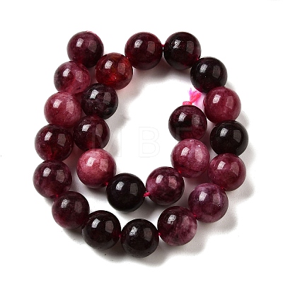 Dyed Natural Malaysia Jade Beads Strands G-G021-02B-20-1