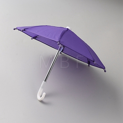 Mini Polyester Doll Umbrella AJEW-WH0314-462B-1