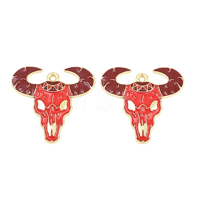 West Cowboy Theme Alloy Enamel Pendants ENAM-L056-01B-03-1