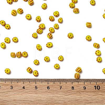 8/0 Opaque Colours Seep Glass Seed Beads X-SEED-F003-04B-01-1