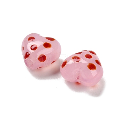 Handmade Lampwork Enamel Beads LAMP-B030-02A-02-1