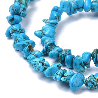 Natural Magnesite Beads Strands TURQ-P001-02A-03-1