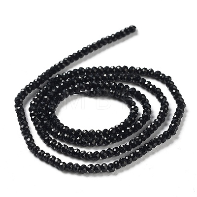 Natural Black Tourmaline Beads Strands G-J400-C12-01-1