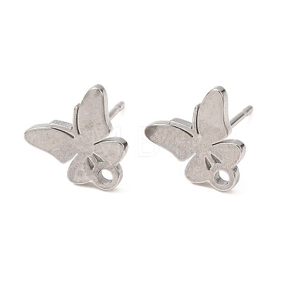 304 Stainless Steel Stud Earring Findings SA-CBA4E98-01E-P-1