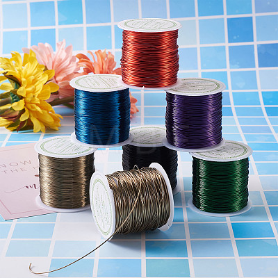 Round Copper Beading Wire for Jewelry Making YS-TAC0004-0.5mm-05-1