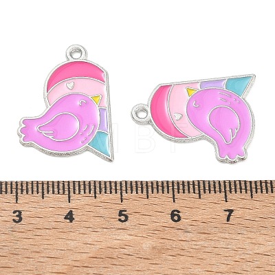 Alloy Enamel Pendants AL-CBA292F-01K-P-1