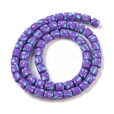 Handmade Polymer Clay Beads Strand CLAY-Z002-01N-1