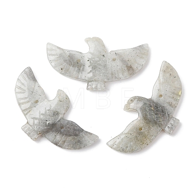 Natural Mixed Gemstone Carved Big Pendants G-A288-01-1