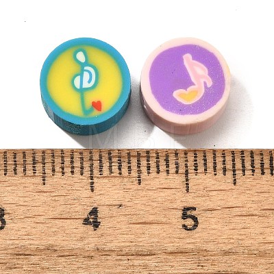 Handmade Polymer Clay Beads CLAY-R006-05-1