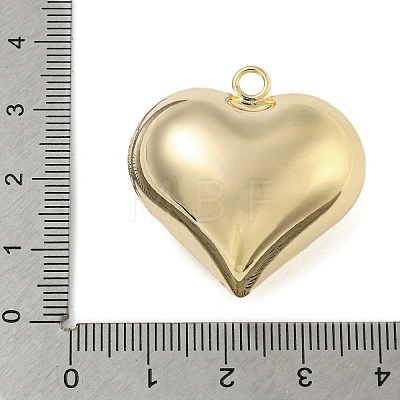 Heart Brass Pendants KK-N254-98G-01-1