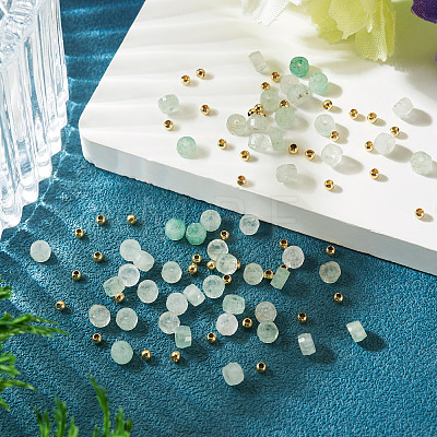 50Pcs Natural Green Strawberry Quartz Beads G-TAD0001-11-1