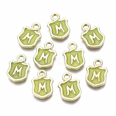 Alloy Enamel Charms ENAM-T012-03M-RS-1