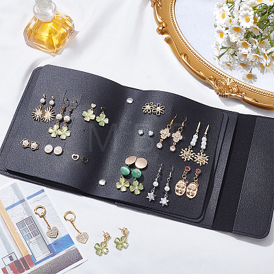 PU Leather Earring Storage Bags AJEW-SP0006-24D-1