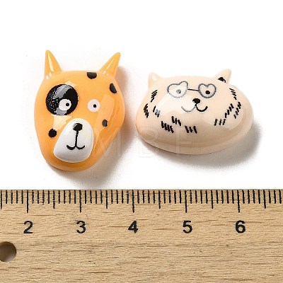Opaque Resin Decoden Cabochons RESI-G090-06-1