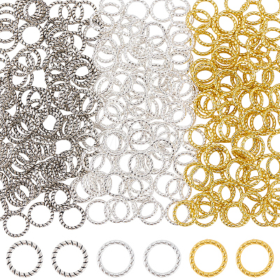 300Pcs 3 Colors Alloy Linking Rings FIND-SC0023-14-1