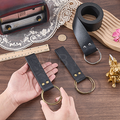 1Pc PU Leather Wrap Around Chain Belts AJEW-CL0003-70B-1