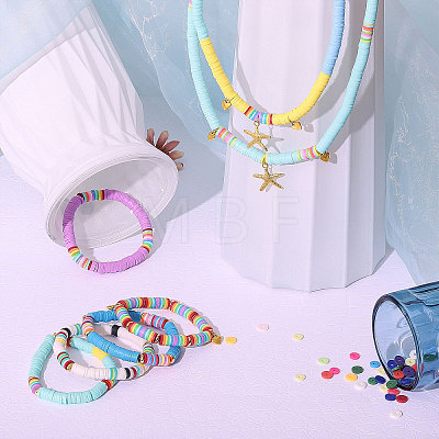Stretch Bracelets and Pendant Necklace Jewelry Sets SJEW-SZ0001-005-1
