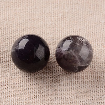 Natural Amethyst Round Ball Beads G-I170-16mm-13-1