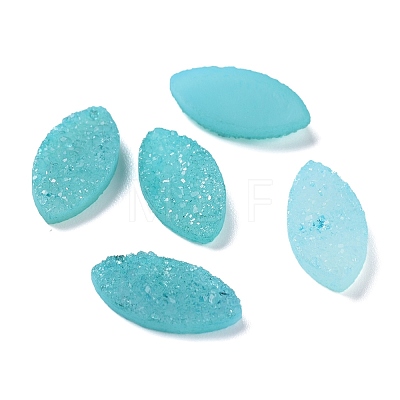 Natural Druzy Agate Cabochons G-L553-45B-1